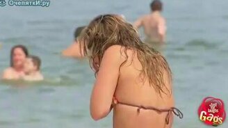 Скунс на пляже - смотреть видео (1:19)