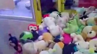 Хитрый способ достать игрушку - смотреть видео (0:24)