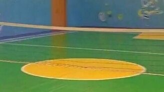 Запутался в сетке - смотреть видео (0:09)