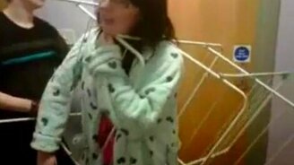 Застряла в сушилке - смотреть видео (0:51)