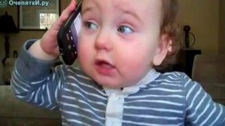 Деловой разговор по сотовому - смотреть видео (0:27)