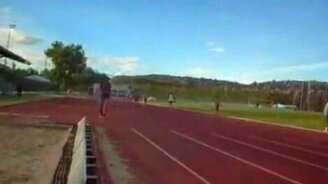 Неудачный финиш - смотреть видео (0:19)