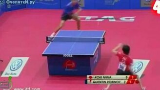 Лучшие броски в теннисе - смотреть видео (3:47)