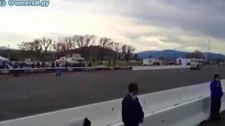 Суперпереворот на трамплине - смотреть видео (0:21)