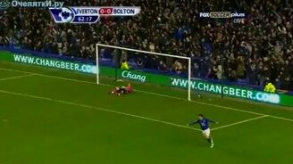 Гол от вратаря - смотреть видео (1:17)