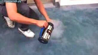 Осторожнее с жидким азотом - смотреть видео (0:28)