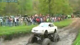 Неудачный вездеход - смотреть видео (0:59)