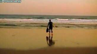 Рыбалка с пляжа - смотреть видео (7:05)