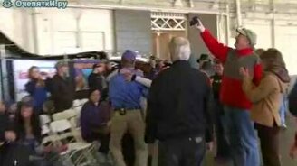 Самый дальний полёт бумажного самолётика - смотреть видео (0:58)