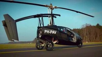 Настоящее авто, которое летает - смотреть видео (1:37)