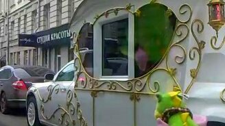 Современная свадебная карета - смотреть видео (1:12)