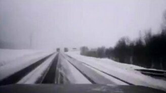 Успешное окончание заноса - смотреть видео (1:01)