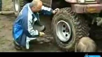 Как накачать колесо без насоса - смотреть видео (0:23)