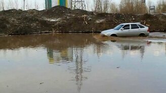 Плавающая Приора - смотреть видео (1:37)