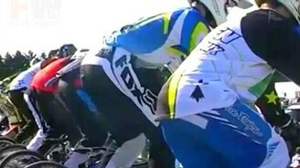 Перенервничал на старте - смотреть видео (0:24)