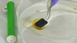 Губка от нефти и масла - смотреть видео (2:48)