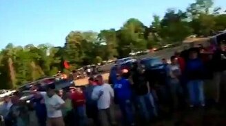 Загнали корвет в глину - смотреть видео (1:15)