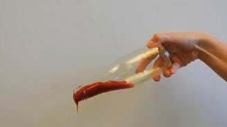 Чтобы кетчуп вытекал быстро - смотреть видео (0:30)