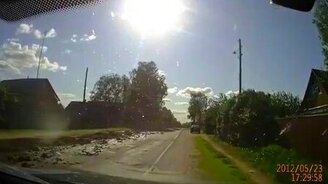 Заговнил дорогу - смотреть видео (1:14)