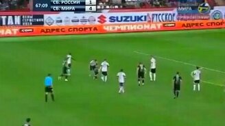 Прикольная футбольная игра - смотреть видео (3:38)