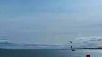 Орёл и самолёт - смотреть видео (1:15)