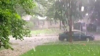 Гигантский град - смотреть видео (1:23)