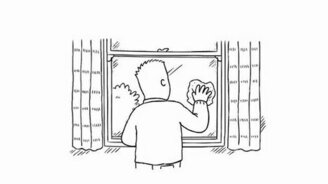 Кот Саймона и горемычное окно - смотреть видео (1:30)