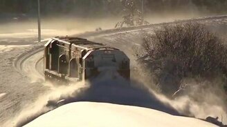 Поезд проторил дорожку - смотреть видео (2:01)