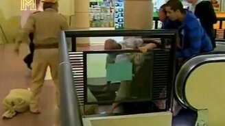 Затор на эскалаторе - смотреть видео (3:22)