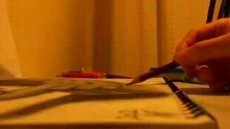 Объёмный карандашный рисунок - смотреть видео (1:19)