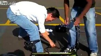 Дурацкий способ украсть велосипед - смотреть видео (3:18)