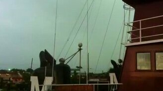 Молния совсем рядом - смотреть видео (0:19)