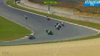 Неадекватный мотоциклист - смотреть видео (2:13)