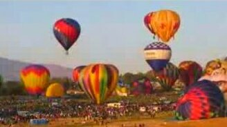 Фестиваль воздушных шаров - смотреть видео (1:10)
