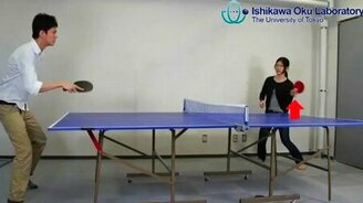 Пинг-понг в замедлении - смотреть видео (0:35)