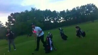 Болезненный вопль оператора - смотреть видео (0:37)