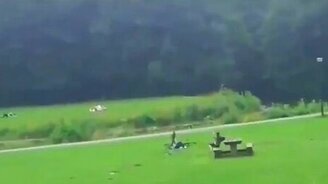 Опасный манёвр на велике - смотреть видео (0:31)