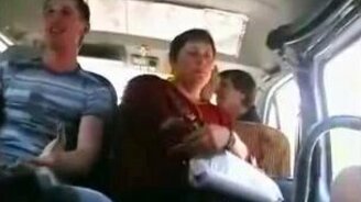 Прикол в маршрутке - смотреть видео (1:48)