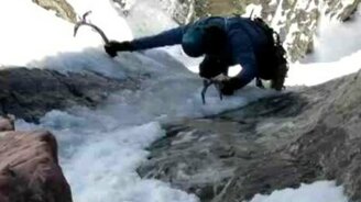 Захватывающее восхождение по скале - смотреть видео (4:56)