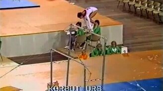 Красивая и точная гимнастка - смотреть видео (1:03)