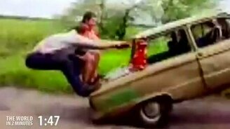 Приколы под русскую музыку - смотреть видео (2:10)