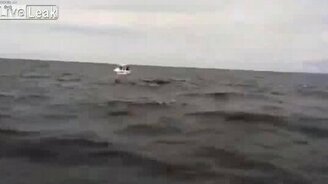 Внезапно во время рыбалки - смотреть видео (0:54)