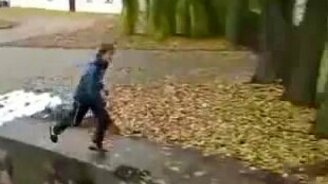 Сломал забор - смотреть видео (0:11)