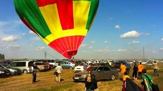 Безумец на воздушном шаре - смотреть видео (1:30)