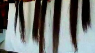 Самые длинные волосы Китая - смотреть видео (0:59)