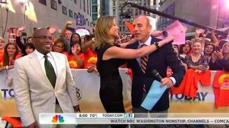 Застыл во время репортажа - смотреть видео (0:34)