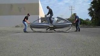 Летающий байк из будущего - смотреть видео (1:31)