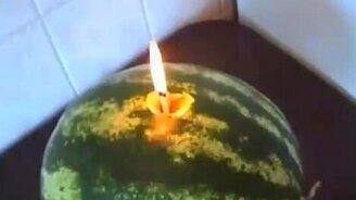 Как взорвать арбуз - смотреть видео (0:41)