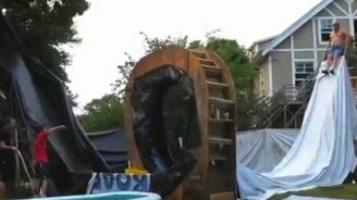 Русские водные горки - смотреть видео (0:11)