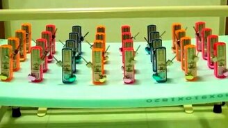 Самосинхронизация метрономов - смотреть видео (4:05)